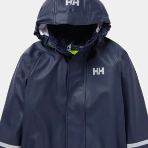 Helly Hansen Kids Navy Blue Raincoat Set